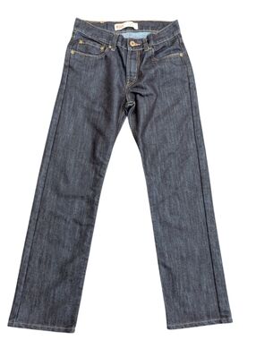 Levi's 514 Straight Sit Below Waist Dark Wash Boy's 16 28x28 Women's Size 6